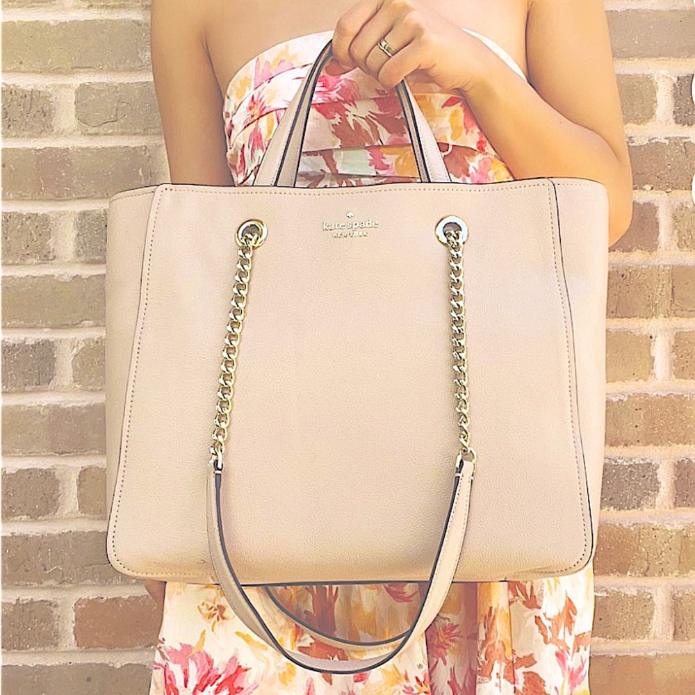 Kate spade triple infinite tote